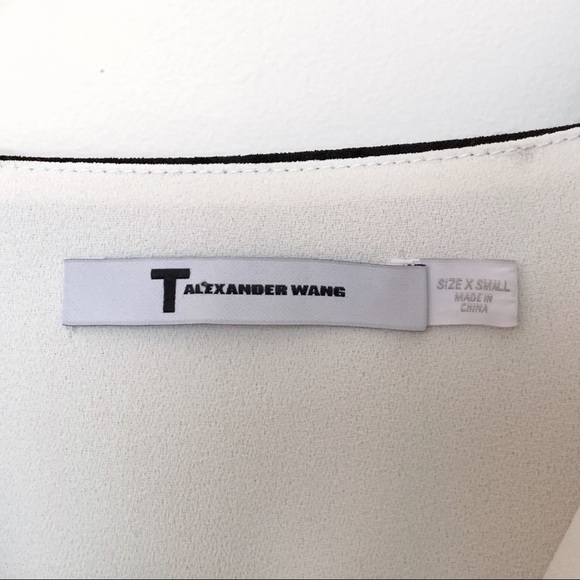 NEW T by Alexander Wang Cutout V Neck Black Dress - Picture 13 of 14